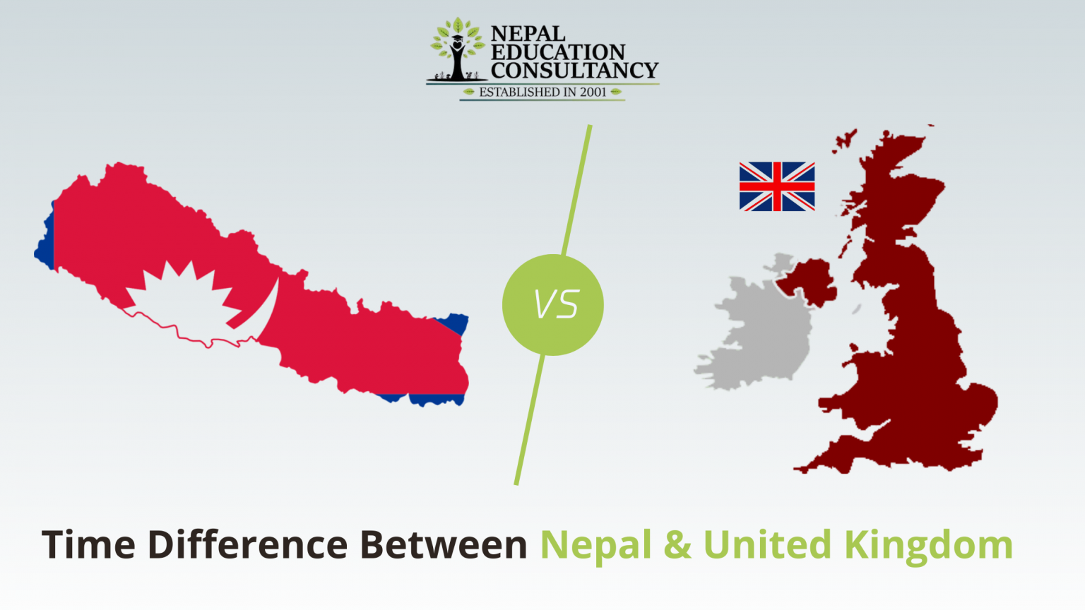 Time Difference Between Nepal and United Kingdom